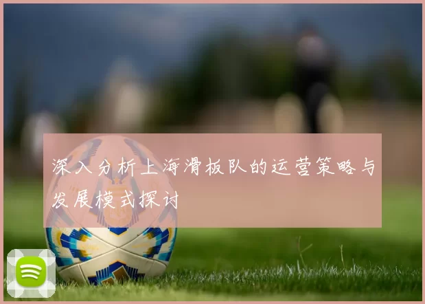 深入分析上海滑板队的运营策略与发展模式探讨